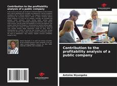 Capa do livro de Contribution to the profitability analysis of a public company 