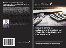 Buchcover von Estudio sobre la autonomía financiera del CRONGD SUD-KIVU y de sus miembros