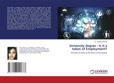 Обложка University degree - Is it a token of Employment?