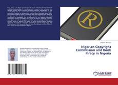 Buchcover von Nigerian Copyright Commission and Book Piracy in Nigeria