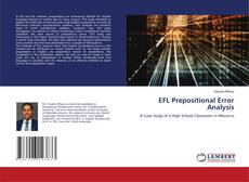 Portada del libro de EFL Prepositional Error Analysis