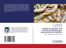 Buchcover von Impact on growth and survival of Litopenaeus vannamei fed on biofloc