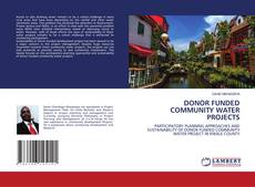 Portada del libro de DONOR FUNDED COMMUNITY WATER PROJECTS