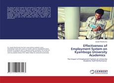 Capa do livro de Effectiveness of Employment System on Kyambogo University Academics 
