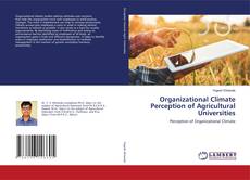 Bookcover of Organizational Climate Perception of Agricultural Universities