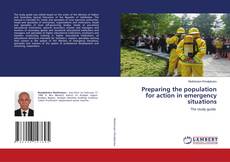 Capa do livro de Preparing the population for action in emergency situations 