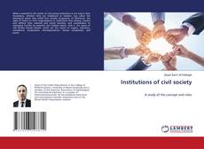 Institutions of civil society的封面