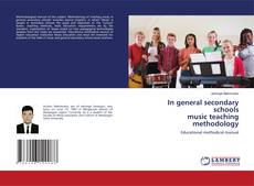 Capa do livro de In general secondary schools music teaching methodology 
