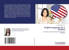 Couverture de English language for a student