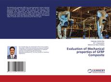 Buchcover von Evaluation of Mechanical properties of GFRP Composite