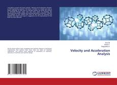 Velocity and Acceleration Analysis kitap kapağı
