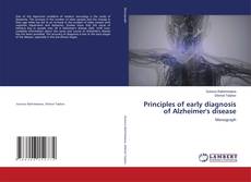 Buchcover von Principles of early diagnosis of Alzheimer's disease