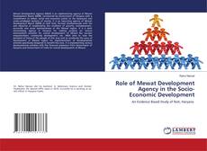 Copertina di Role of Mewat Development Agency in the Socio-Economic Development