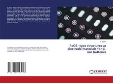 Buchcover von ReO3- type structures as electrode materials for Li-ion batteries