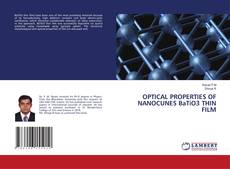 Buchcover von OPTICAL PROPERTIES OF NANOCUNES BaTiO3 THIN FILM
