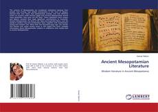 Ancient Mesopotamian Literature kitap kapağı
