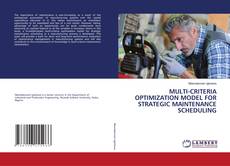 MULTI-CRITERIA OPTIMIZATION MODEL FOR STRATEGIC MAINTENANCE SCHEDULING的封面