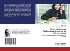 Capa do livro de Factors Affecting Technology Adoption in Entrepreneurs 