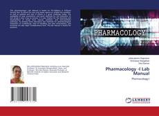 Pharmacology -I Lab Manual的封面