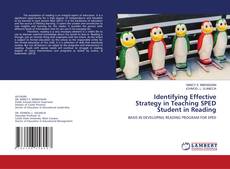 Capa do livro de Identifying Effective Strategy in Teaching SPED Student in Reading 