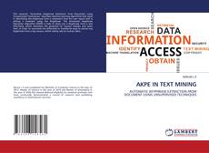 AKPE IN TEXT MINING kitap kapağı