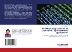 Buchcover von Investigating properties of GaSbNBi for optoelectronic applications