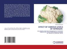 Couverture de EFFECT OF VARIOUS LEVELS OF NITROGEN