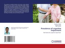 Buchcover von Prevalence of cognitive impairment