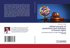 Capa do livro de Global scenario of protections and violations of human rights 