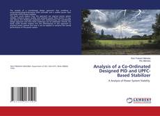 Capa do livro de Analysis of a Co-Ordinated Designed PID and UPFC-Based Stabilizer 