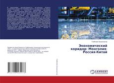Capa do livro de Экономический коридор: Монголия-Россия-Китай 