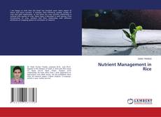 Capa do livro de Nutrient Management in Rice 