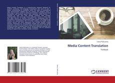 Media Content Translation kitap kapağı