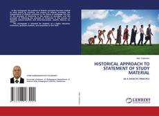 Обложка HISTORICAL APPROACH TO STATEMENT OF STUDY MATERIAL
