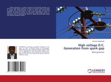 Capa do livro de High voltage D.C. Generation from spark gap 