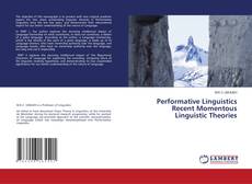 Capa do livro de Performative Linguistics Recent Momentous Linguistic Theories 