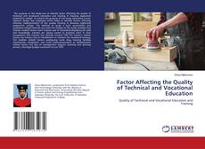 Buchcover von Factor Affecting the Quality of Technical and Vocational Education
