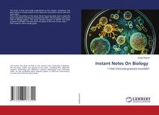 Обложка Instant Notes On Biology