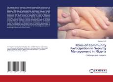 Buchcover von Roles of Community Participation in Security Management in Nigeria