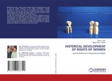 HISTORICAL DEVELOPMENT OF RIGHTS OF WOMEN kitap kapağı