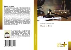 Capa do livro de Charia et droit 