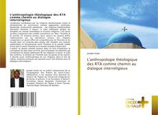 Buchcover von L'anthropologie théologique des RTA comme chemin au dialogue interreligieux