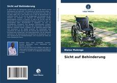 Capa do livro de Sicht auf Behinderung 