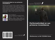 Buchcover von Performatividad en sus primeras investiduras