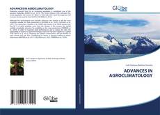 Capa do livro de ADVANCES IN AGROCLIMATOLOGY 