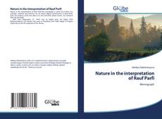 Bookcover of Nature in the interpretation of Rauf Parfi