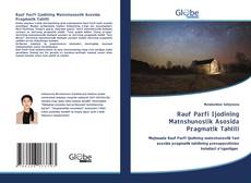 Bookcover of Rauf Parfi Ijodining Matnshunoslik Asosida Pragmatik Tahlili