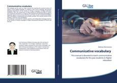 Bookcover of Communicative vocabulary