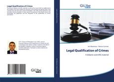 Bookcover of Legal Qualification of Crimes