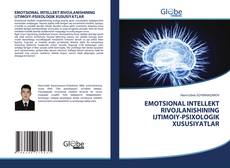 Buchcover von EMOTSIONAL INTELLEKT RIVOJLANISHINING IJTIMOIY-PSIXOLOGIK XUSUSIYATLAR